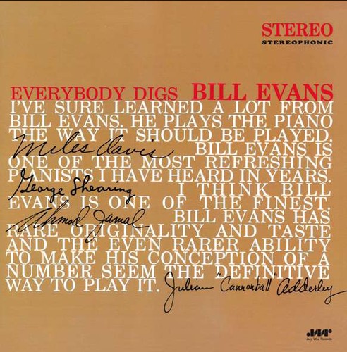 Bill Evans: Everybody Digs Bill Evans ( Vinyl )