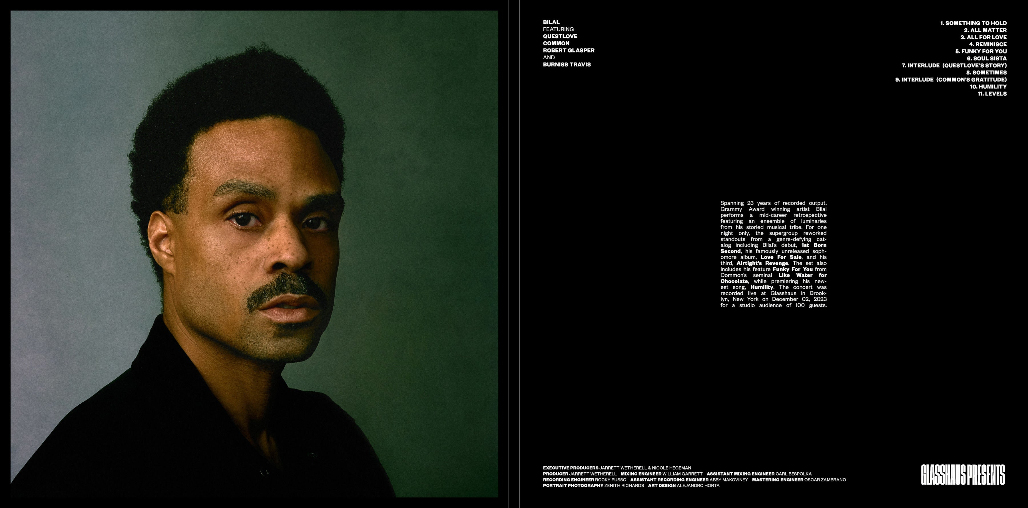 Bilal feat. Questlove, Common, Robert Glasper and Burniss Travis: Live at Glasshaus ( Vinyl )
