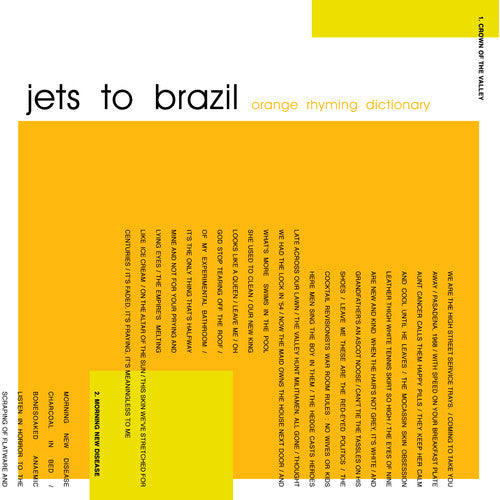 Jets to Brazil: Orange Rhyming Dictionary ( Vinyl )