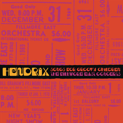 Jimi Hendrix: Songs For Groovy Children: The Fillmore East Concerts ( Vinyl )