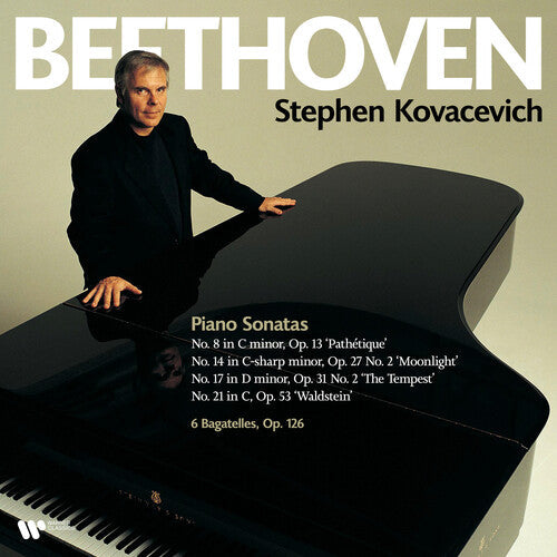 Stephen Kovacevich: Beethoven: Piano Sonatas Nos. 8 14 17 & 21 Bagatelles Op. 126 ( Vinyl )