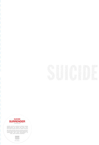 Suicide: Surrender ( Vinyl )