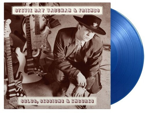 Vaughan, Stevie Ray & Friends: Solos Sessions & Encores - Limited 180-Gram Translucent Blue Colored Vinyl ( Vinyl )