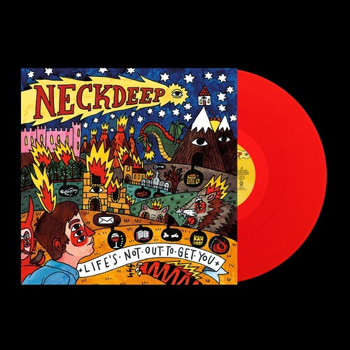 Neck Deep: Life's Not Out to Get You - Blood Red ( Vinyl )