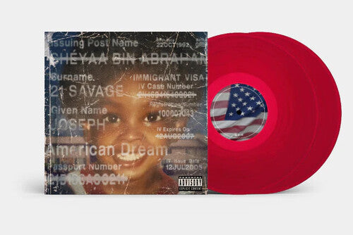 JID feat. 21 Savage and Baby Tate: American Dream - Red Colored Vinyl ( Vinyl )