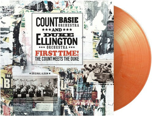 Ellington, Duke / Basie, Count: First Time! The Count Meets The Duke - Ltd Orange & White Vinyl ( Vinyl )