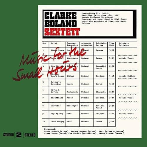 Clarke-Boland Sextett: Music For The Small Hours ( Vinyl )