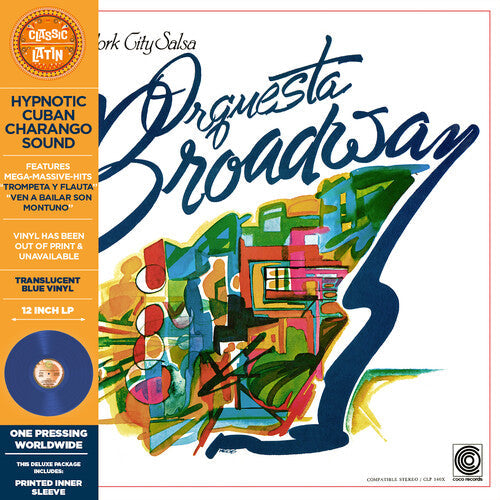 Orquestra Broadway: New York City Salsa - Translucent Blue ( Vinyl )