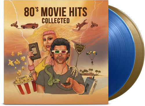 80's Movie Hits Collected / Various: 80's Movie Hits Collected / Various - Limited 180-Gram Translucent Blue & Gold Colored Vinyl ( Vinyl )