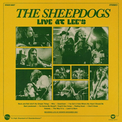 The Sheepdogs: Live At Lees - Translucent Green Colored Vinyl ( Vinyl )