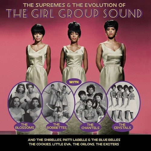 Supremes & the Evolution of the Girl Group Sound: Supremes & The Evolution Of The Girl Group Sound / Various - 140gm Pink & Black Marble Vinyl ( Vinyl )