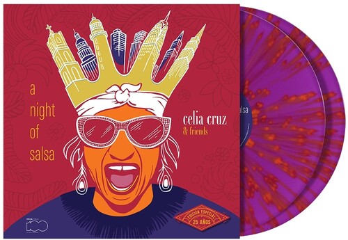 Celia Cruz: A Night Of Salsa   (25th Anniversary Edition) [Magenta Splatter LP] ( Vinyl )