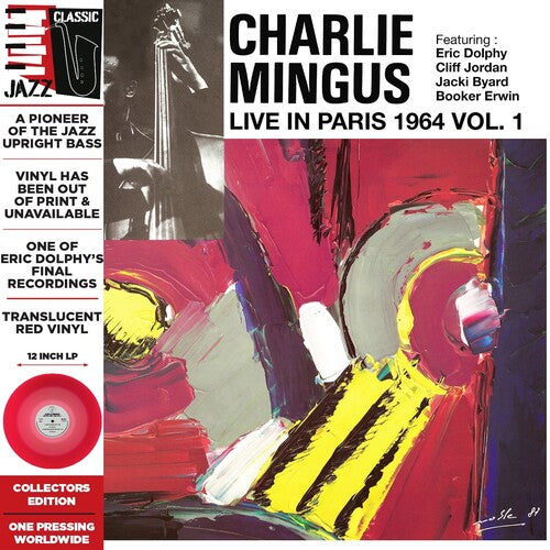 Charlie Mingus: Live in Paris, 1964 Vol. 1 - Translucent Red ( Vinyl )
