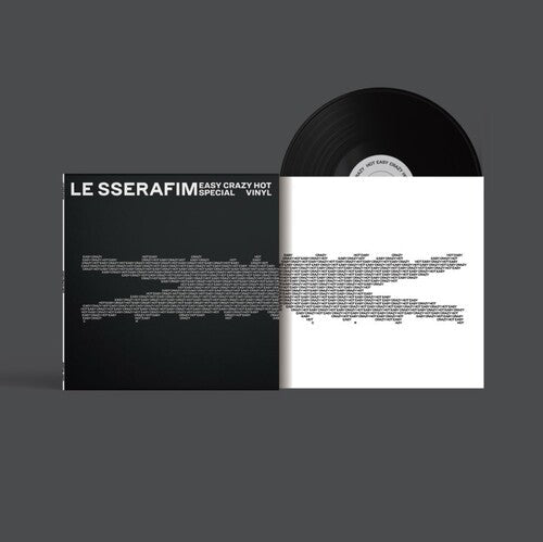 Le Sserafim: 'EASY-CRAZY-HOT' SPECIAL VINYL [CARBON BLACK] ( Vinyl )