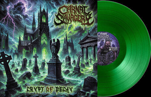 Carnal Savagery: Crypt of Decay - Cemetery Green ( Vinyl )