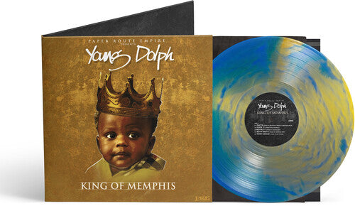 Young Dolph: King of Memphis (10 Yr Anniversary) Royalty Blue/Gold ( Vinyl )